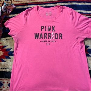 Women’s Xl breast cancer awareness under armour